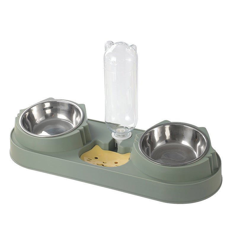 Automatic Drinking Water Anti - spill Food Bowl Pet - FURRY WHOOF