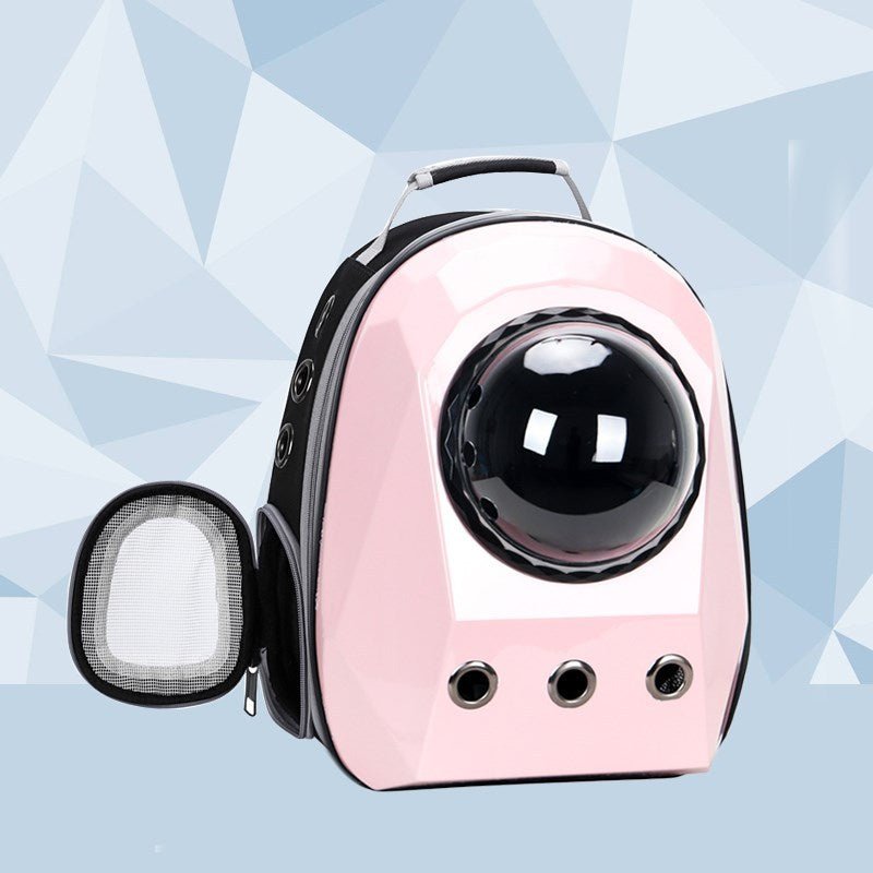 Cat Carrier Bags Breathable Pet Carriers Dog Cat Backpack Travel Space Capsule Cage Pet Transport Bag Carrying Portable Outdoor - FURRY WHOOF