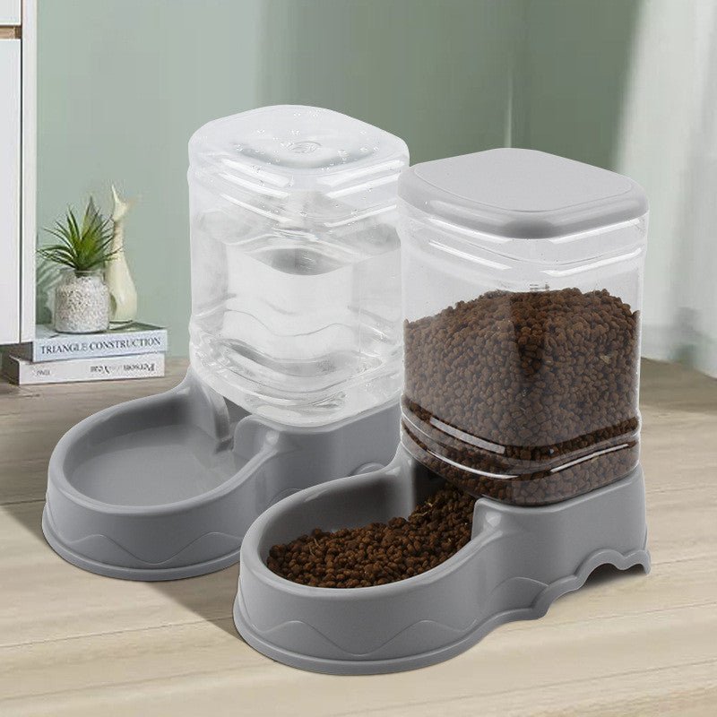 Automatic Water Dispenser Cat Food Bowl Pet Waterer - FURRY WHOOF