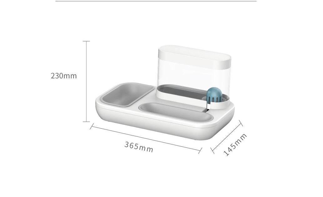 4 Style Pet Cat Bowl Dog for Cats Feeder Bowls Kitten Automatic Drinking Fountain 1.5L Capacity Puppy Feeding Waterer Products - FURRY WHOOF