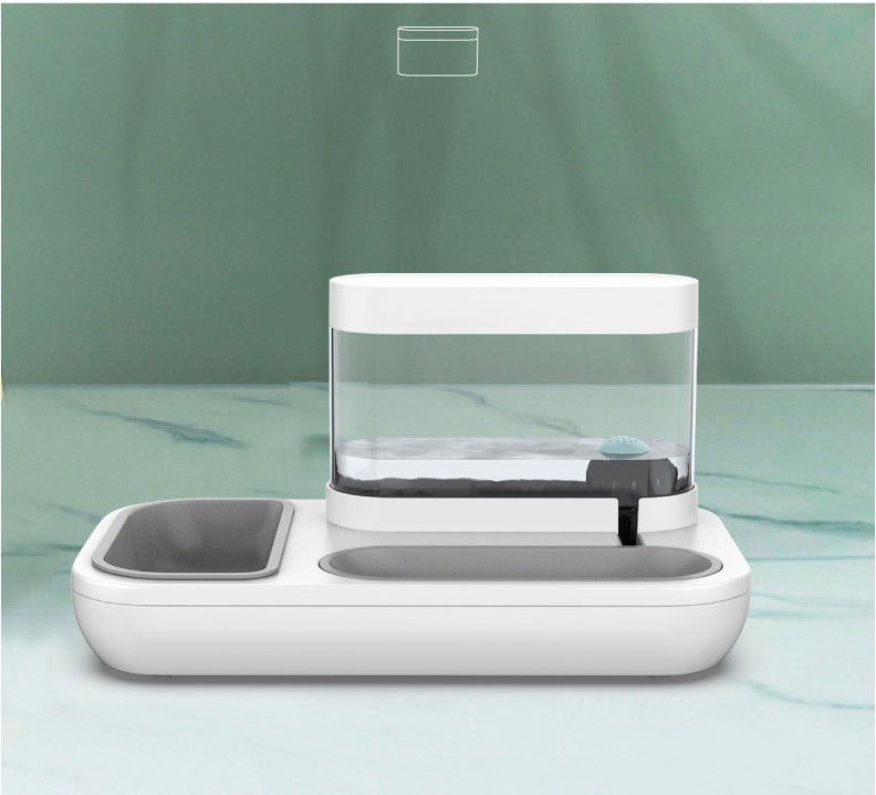 4 Style Pet Cat Bowl Dog for Cats Feeder Bowls Kitten Automatic Drinking Fountain 1.5L Capacity Puppy Feeding Waterer Products - FURRY WHOOF
