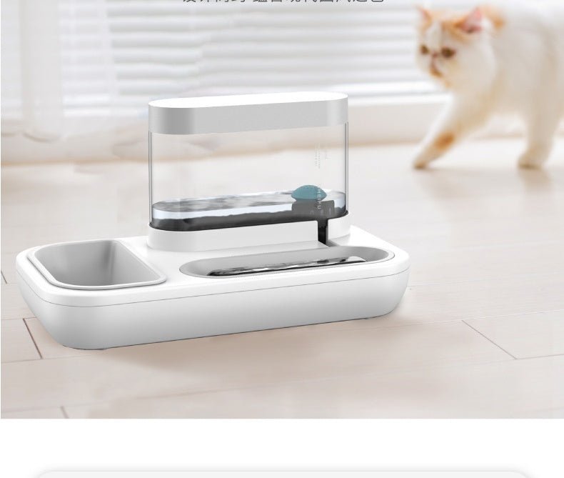 4 Style Pet Cat Bowl Dog for Cats Feeder Bowls Kitten Automatic Drinking Fountain 1.5L Capacity Puppy Feeding Waterer Products - FURRY WHOOF