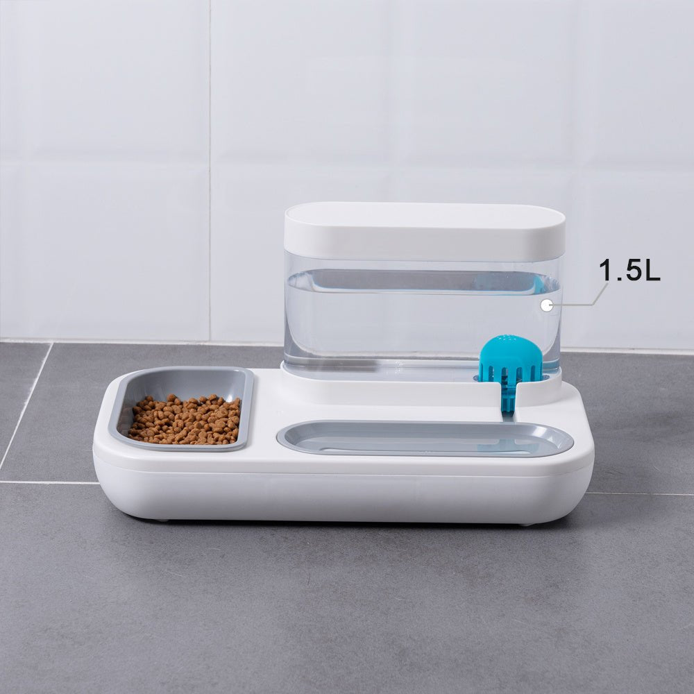 4 Style Pet Cat Bowl Dog for Cats Feeder Bowls Kitten Automatic Drinking Fountain 1.5L Capacity Puppy Feeding Waterer Products - FURRY WHOOF
