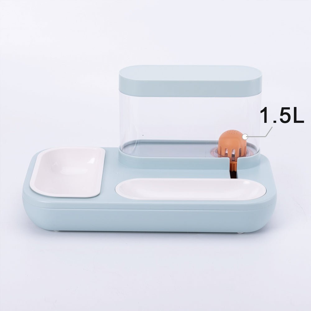 4 Style Pet Cat Bowl Dog for Cats Feeder Bowls Kitten Automatic Drinking Fountain 1.5L Capacity Puppy Feeding Waterer Products - FURRY WHOOF