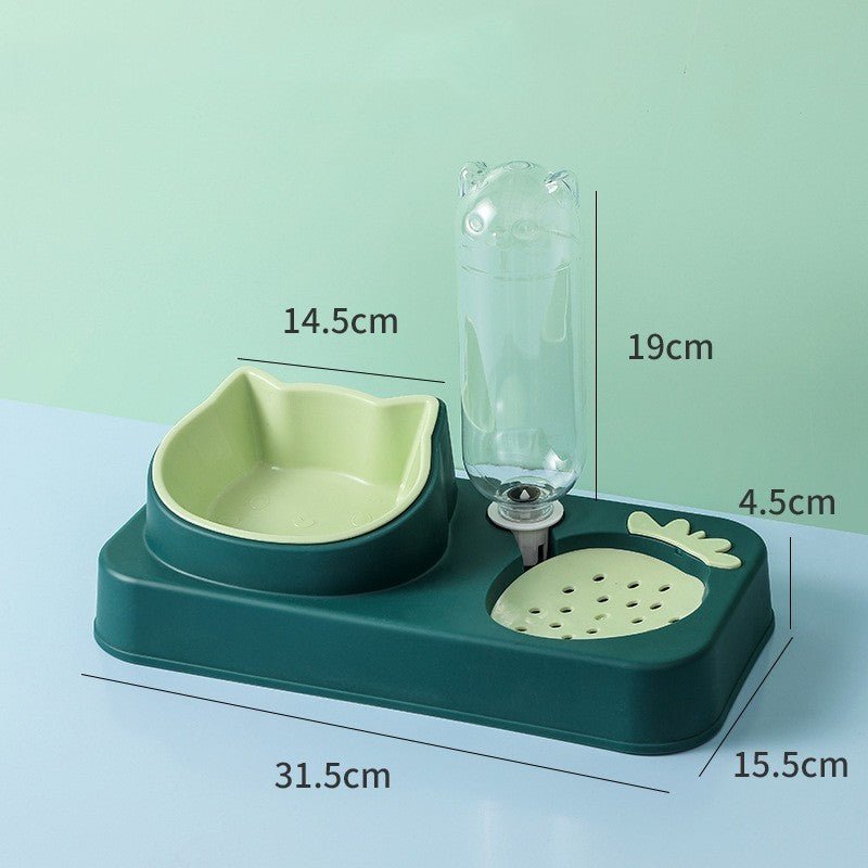 Automatic Drinking Water Anti - spill Food Bowl Pet - FURRY WHOOF
