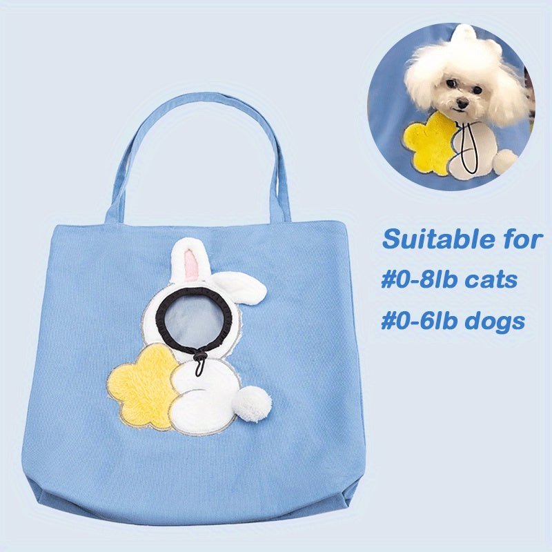 Little Bee Design Cat Dog Carrier Bags Portable Breathable Bag Soft Pet Carriers With Safety Zippers Outgoing Travel Pets Handbag - FURRY WHOOF