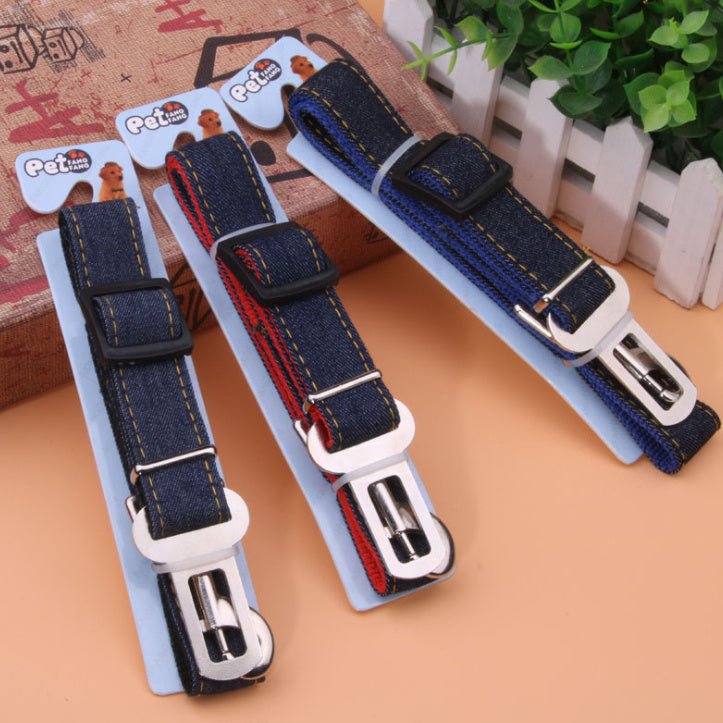 Pet Car Cowboy Retractable Seat Belt - FURRY WHOOF
