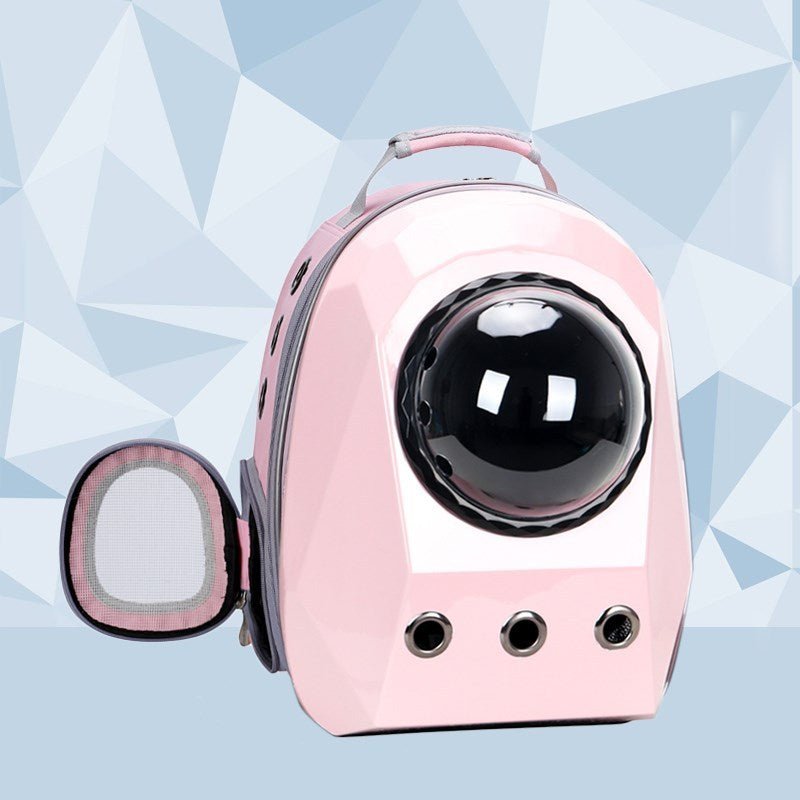 Cat Carrier Bags Breathable Pet Carriers Dog Cat Backpack Travel Space Capsule Cage Pet Transport Bag Carrying Portable Outdoor - FURRY WHOOF