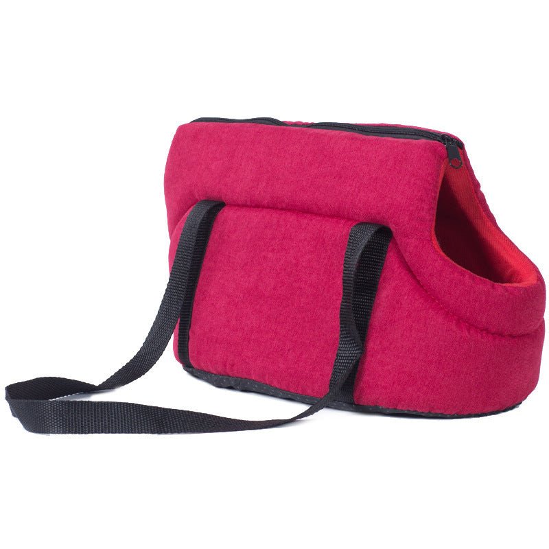 Dog Bags Portable Dog Carrier Bag Mesh Breathable Carrier Bags For Small Dogs Foldable Cats Handbag Travel Pet Bag Transport Bag - FURRY WHOOF