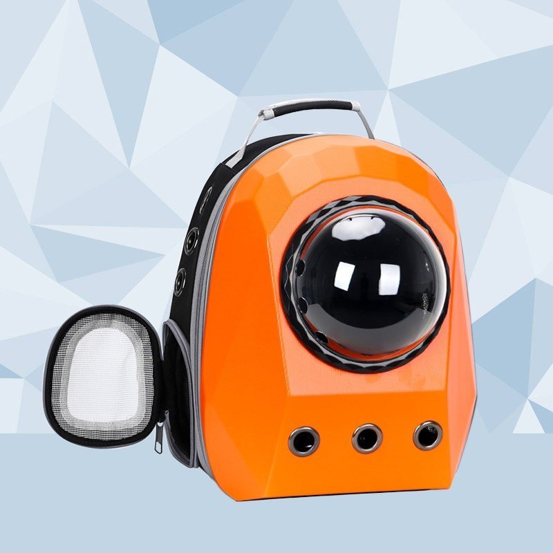 Cat Carrier Bags Breathable Pet Carriers Dog Cat Backpack Travel Space Capsule Cage Pet Transport Bag Carrying Portable Outdoor - FURRY WHOOF