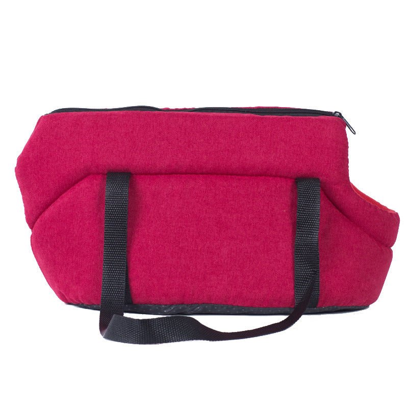Dog Bags Portable Dog Carrier Bag Mesh Breathable Carrier Bags For Small Dogs Foldable Cats Handbag Travel Pet Bag Transport Bag - FURRY WHOOF