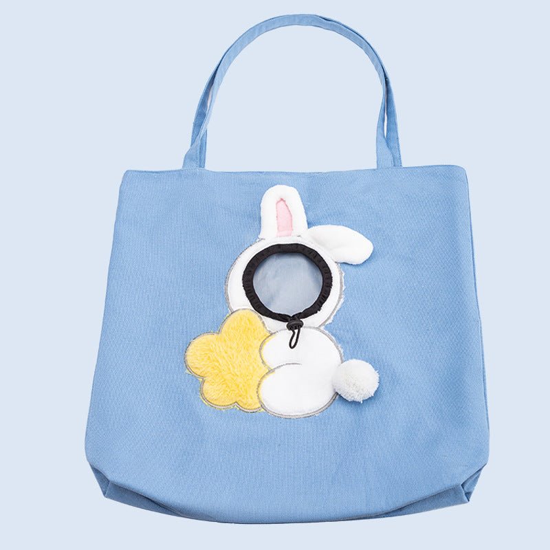 Little Bee Design Cat Dog Carrier Bags Portable Breathable Bag Soft Pet Carriers With Safety Zippers Outgoing Travel Pets Handbag - FURRY WHOOF