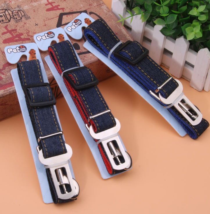 Pet Car Cowboy Retractable Seat Belt - FURRY WHOOF