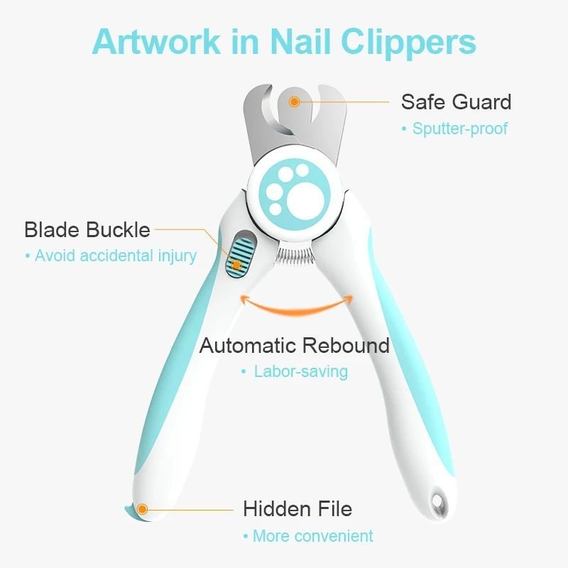 Cute Pets Nail Clippers Labor - Saving Dogs Nail Clipper Scissors Cat Claw Clippers Trimmer Animals Pet Grooming Supplies - FURRY WHOOF