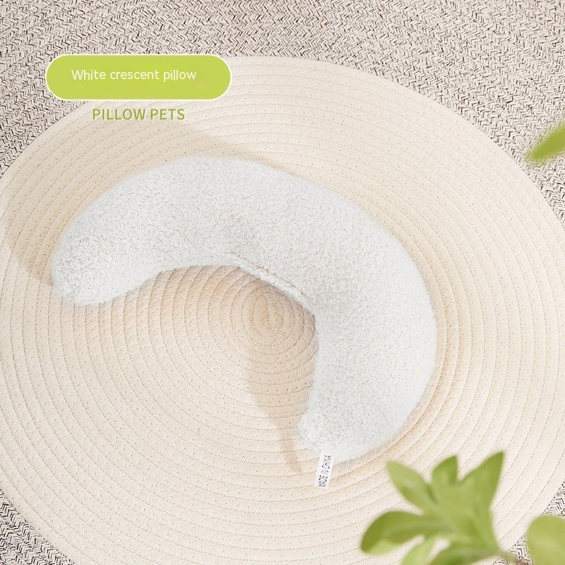 New Pet Supplies Soft For Cats And Dogs Pillow Crescent Type - FURRY WHOOF