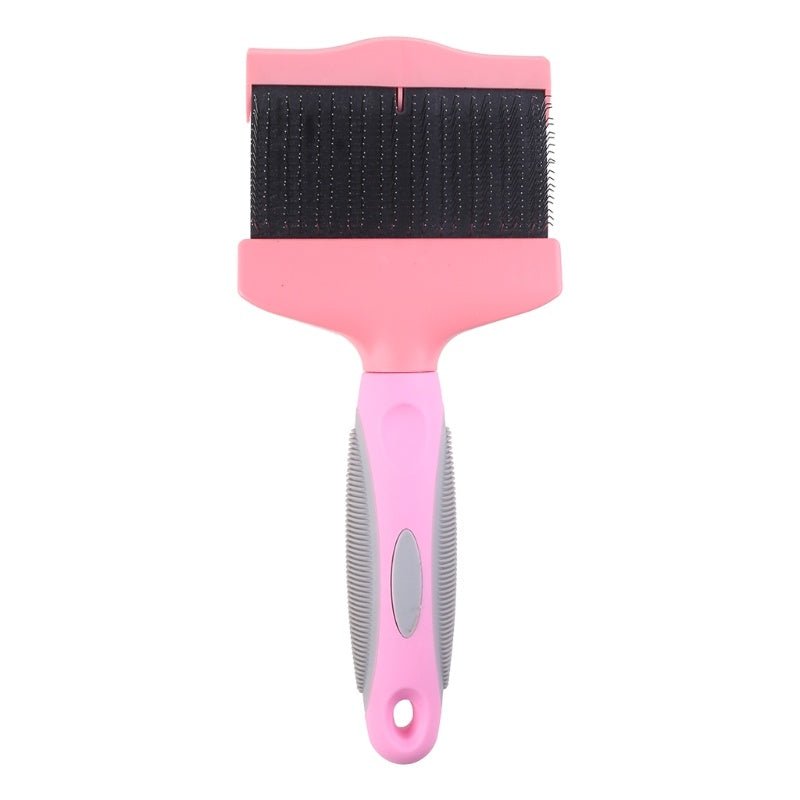Double Sided Pet Brush Dog Hair Fur Bristle Grooming Shedding Cleaning Massage Comb Styling Tool - FURRY WHOOF