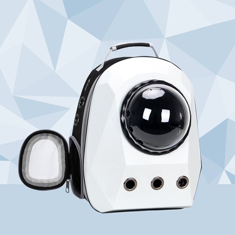 Cat Carrier Bags Breathable Pet Carriers Dog Cat Backpack Travel Space Capsule Cage Pet Transport Bag Carrying Portable Outdoor - FURRY WHOOF