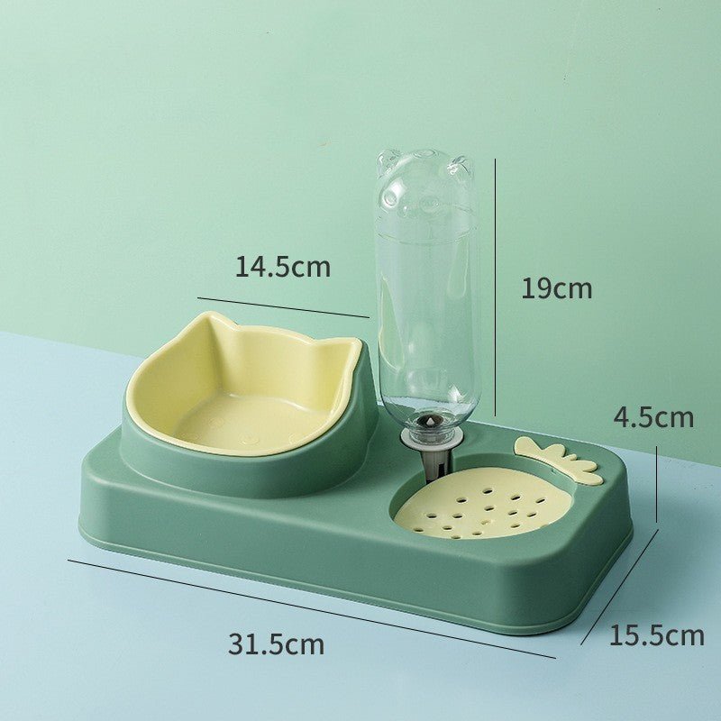 Automatic Drinking Water Anti - spill Food Bowl Pet - FURRY WHOOF