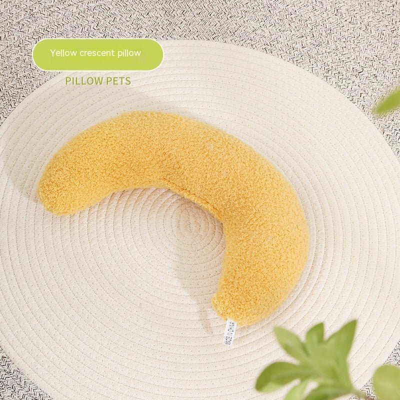 New Pet Supplies Soft For Cats And Dogs Pillow Crescent Type - FURRY WHOOF