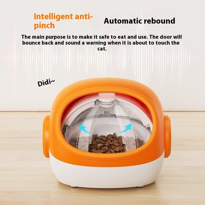 Pet Anti - grab Food Chip Identification Multi - cat Automatic Pet Feeder - FURRY WHOOF