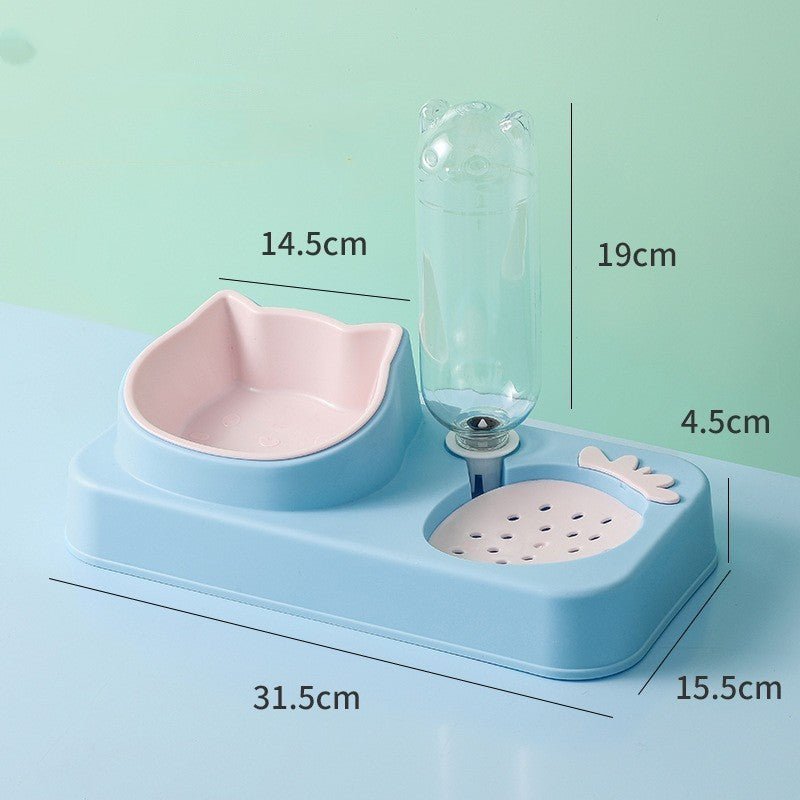 Automatic Drinking Water Anti - spill Food Bowl Pet - FURRY WHOOF