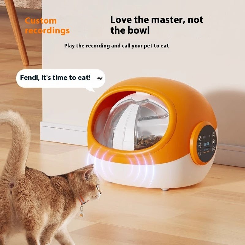 Pet Anti - grab Food Chip Identification Multi - cat Automatic Pet Feeder - FURRY WHOOF