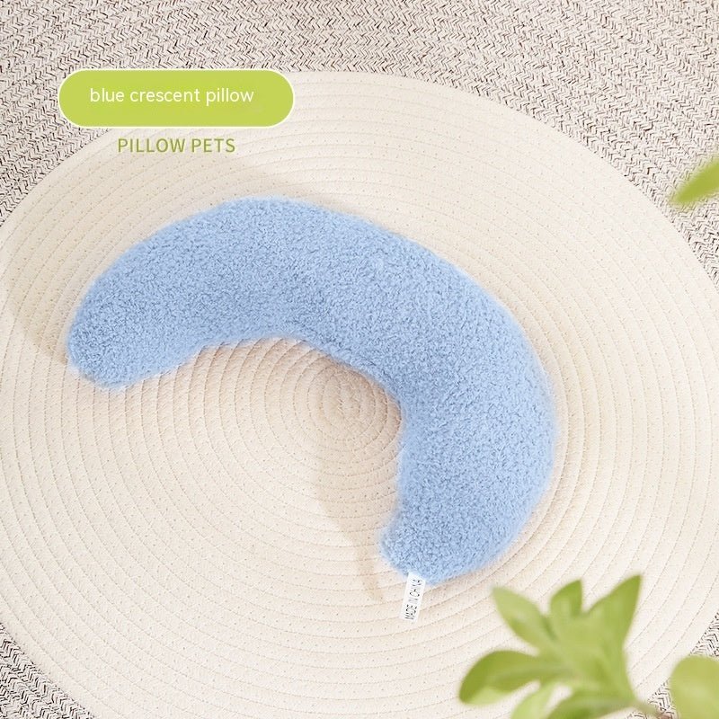 New Pet Supplies Soft For Cats And Dogs Pillow Crescent Type - FURRY WHOOF