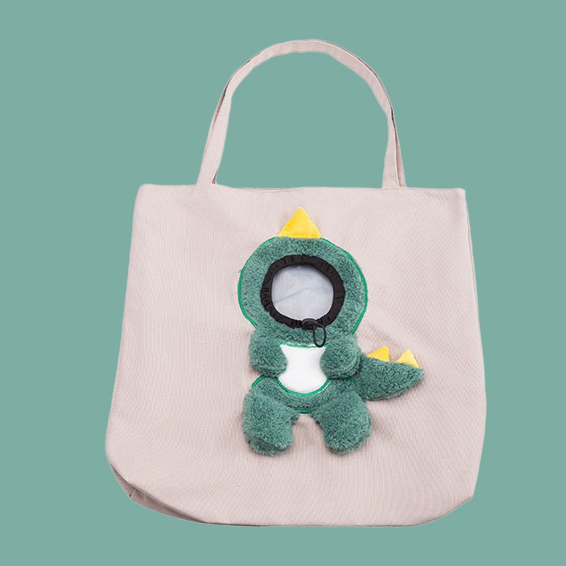 Little Bee Design Cat Dog Carrier Bags Portable Breathable Bag Soft Pet Carriers With Safety Zippers Outgoing Travel Pets Handbag - FURRY WHOOF
