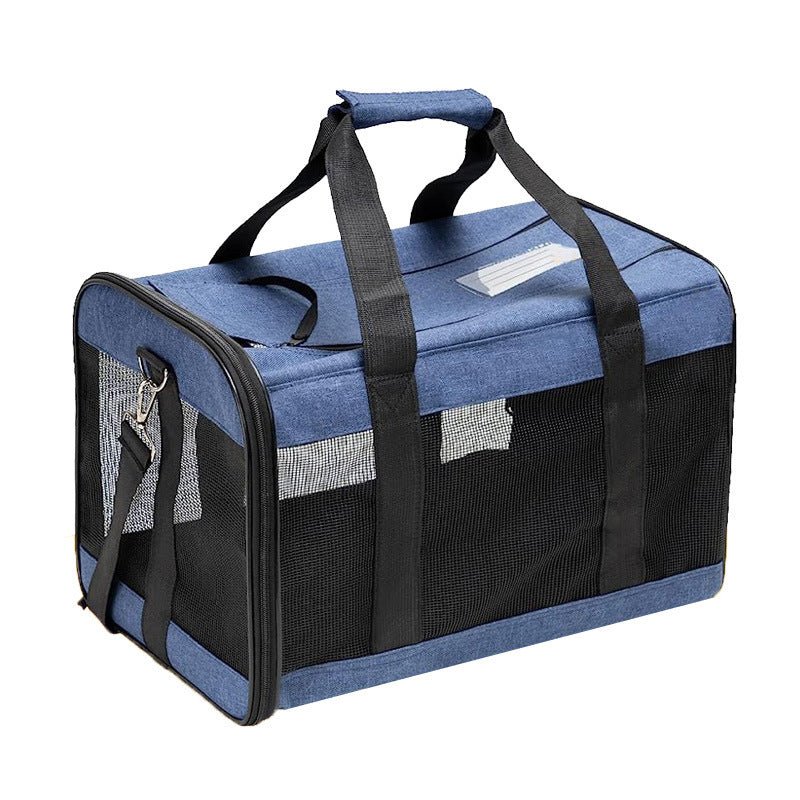 Dog Cat Carriers Bags Car Portable Transport Pet Bag Cage Portable Pet Foldable Outgoing Travel Breathable Pets Handbag - FURRY WHOOF