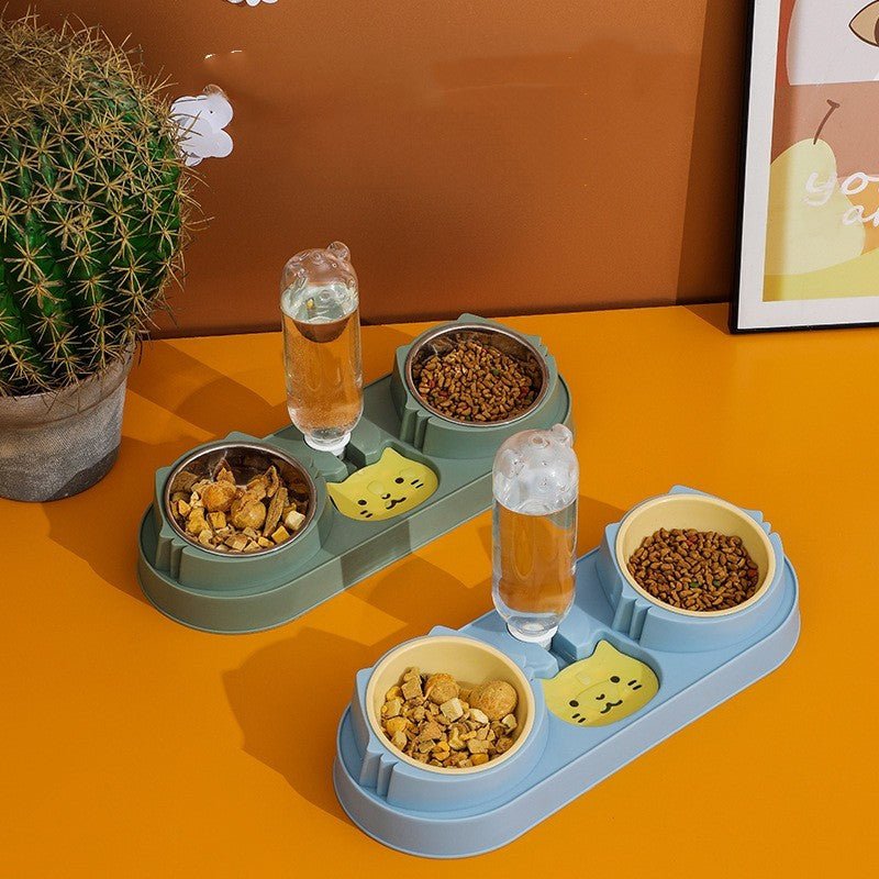 Automatic Drinking Water Anti - spill Food Bowl Pet - FURRY WHOOF