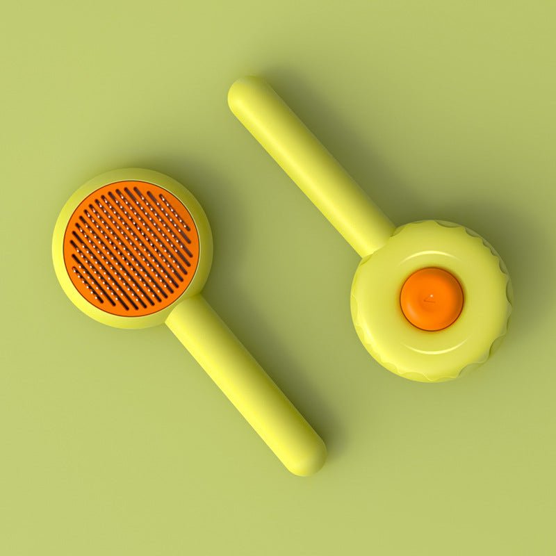 Doughnut Shaped Pet Cat De - shedding Comb - FURRY WHOOF