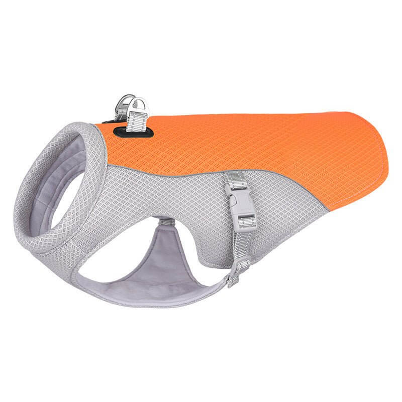 Summer Pet Dog Cooling Vest Heat Resistant Cool Dogs Clothes Breathable Sun - proof Clothing For Small Large Dogs Outdoor Walking - FURRY WHOOF
