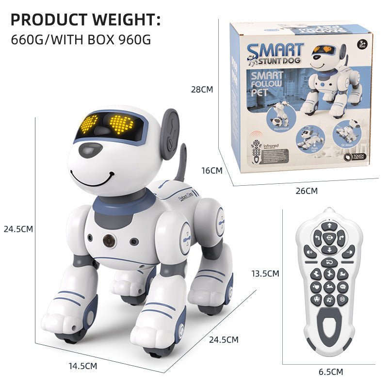 Stunt Pet Dog Electric Gesture Sensing Remote Control Children's Interactive Toys - FURRY WHOOF