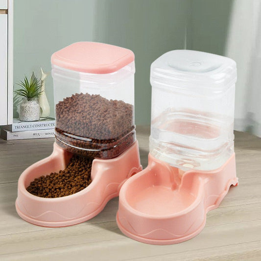 Automatic Water Dispenser Cat Food Bowl Pet Waterer - FURRY WHOOF