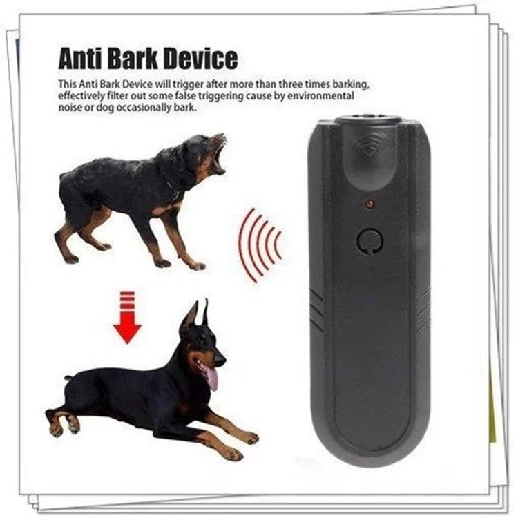 Multifunctional Electronic Ultrasonic Dog Repeller, Animal Training Device, Pet Anti-Barking Exile Training Device
