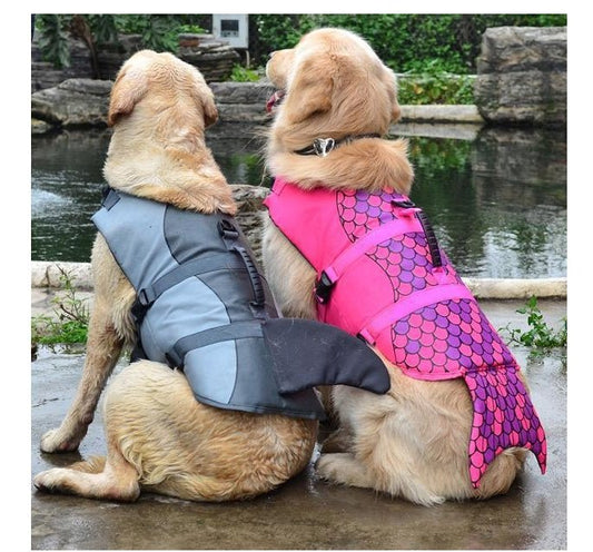 Dog swimwear pet rescue kits transform pet life jackets - FURRY WHOOF