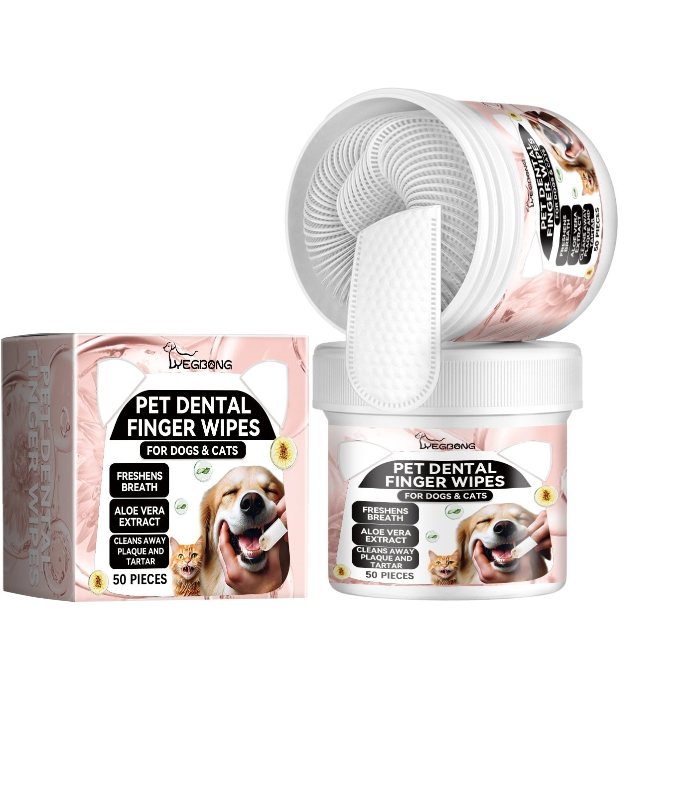 Pet Eye Cleaning Wipes - FURRY WHOOF