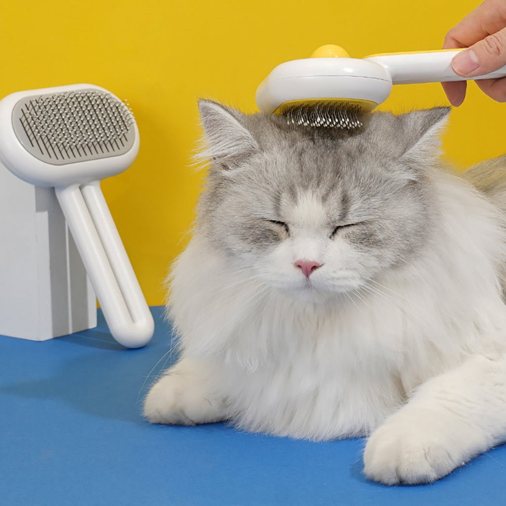 Cat Brush,Dog Brush, Pet Hair Cleaner Brush,Pet Grooming Cat Dog Brush,Pet Comb - Cat Comb For Kitten Massage Removes Loose Fur - Cat Grooming Brush Long Short Hair Cats Dogs Pet Brush - FURRY WHOOF
