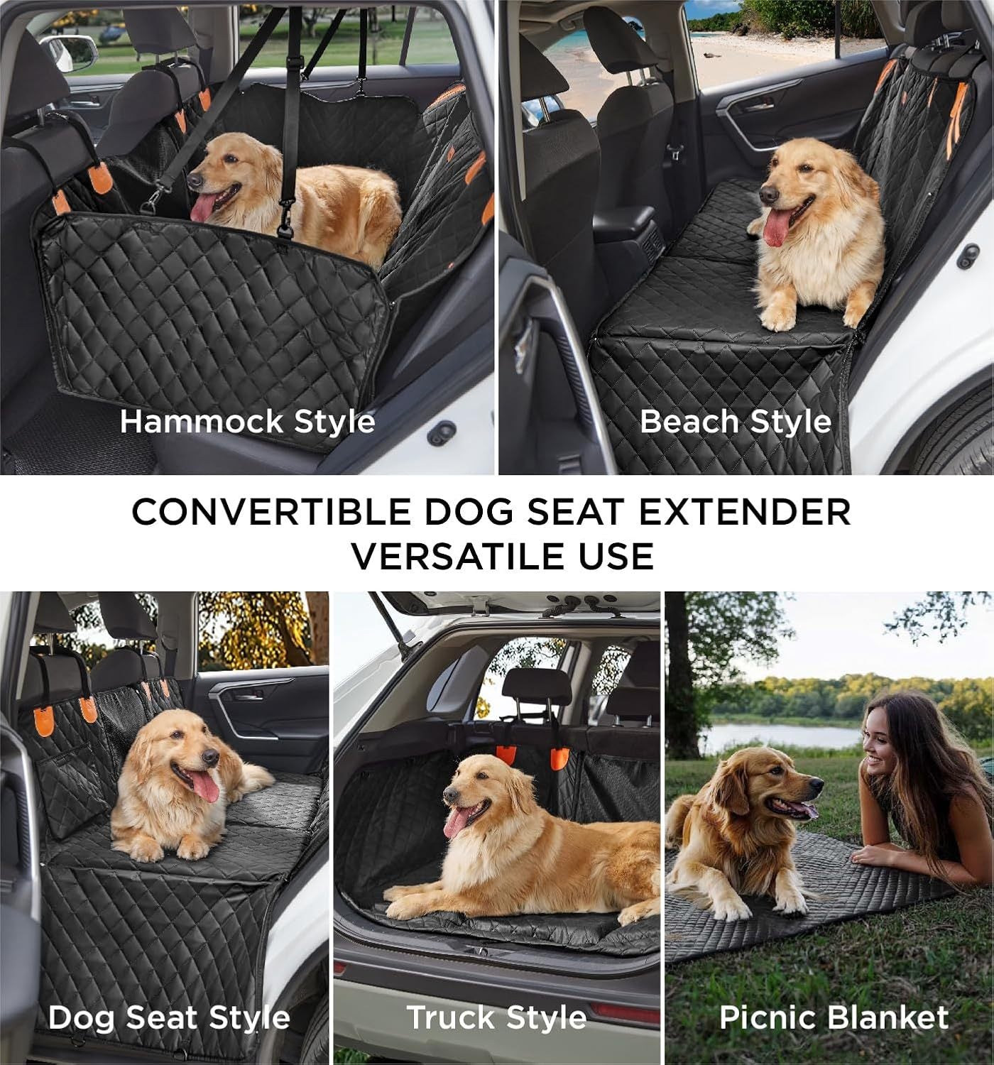 Hit the road with your best friend in our Made4pets Dog Car Hammock! 8-layer hard bottom and PE foam provide ultimate comfort, while waterproof and non-slip features keep them safe. Easy to install and perfect for pet owners on-the-go!