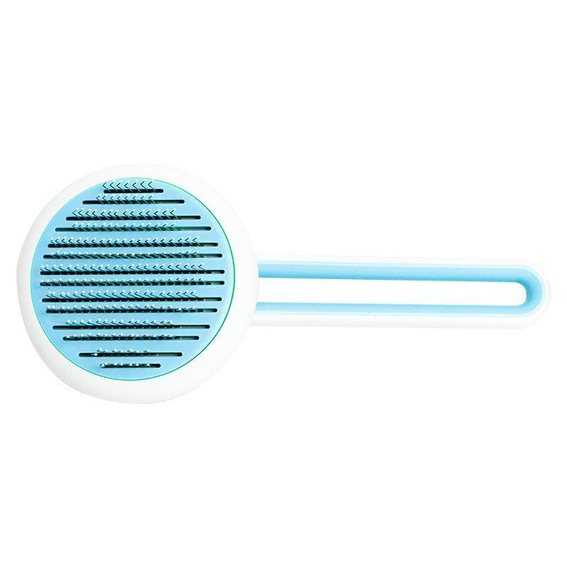 Pet Dog Hair Remover Cat Brush Grooming Tool Automatic Massage Comb Round Hair Brush For Cat Dog Pet Supplies - FURRY WHOOF