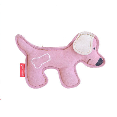 Dog Training with Cowhide Leather Toy