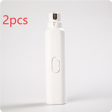 Dog and Cat Nail Trimmer: Battery - Powered Nail Grinder for Pet Grooming, Large and Small Dogs - FURRY WHOOF