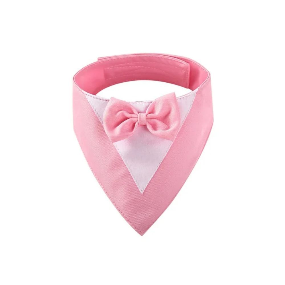 Pet Triangle Bib Bow Saliva Towel Pet Collar Dog Clothing Cat Puppy Scarf Bib Dogs Pets Accessories Dog Collar Harness - FURRY WHOOF