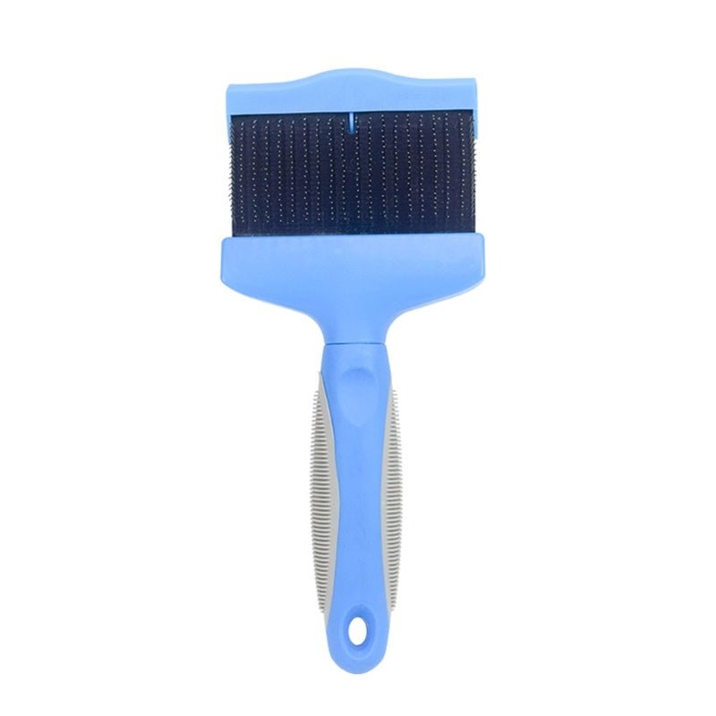 Double Sided Pet Brush Dog Hair Fur Bristle Grooming Shedding Cleaning Massage Comb Styling Tool - FURRY WHOOF