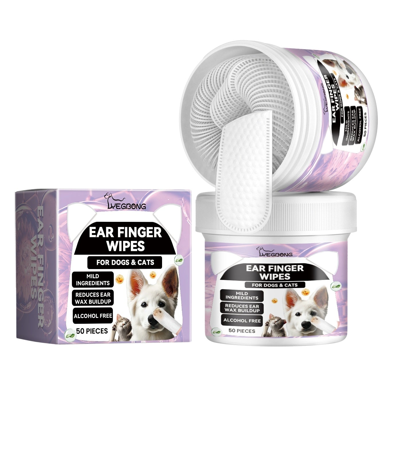 Pet Eye Cleaning Wipes - FURRY WHOOF