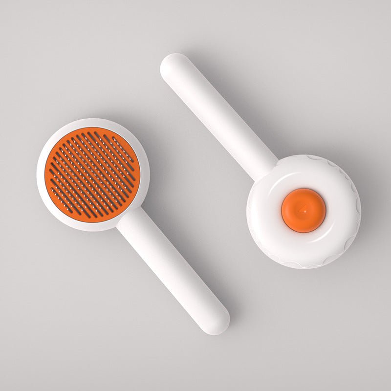 Doughnut Shaped Pet Cat De - shedding Comb - FURRY WHOOF