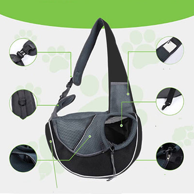 Pet Parent Essential: Stylish Crossbody Bag for Dogs & Cats