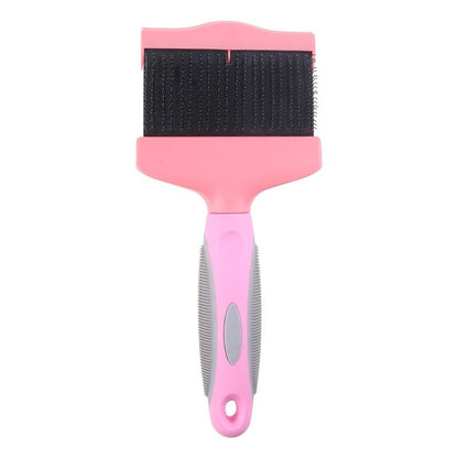 Double Sided Pet Brush Dog Hair Fur Bristle Grooming Shedding Cleaning Massage Comb Styling Tool - FURRY WHOOF