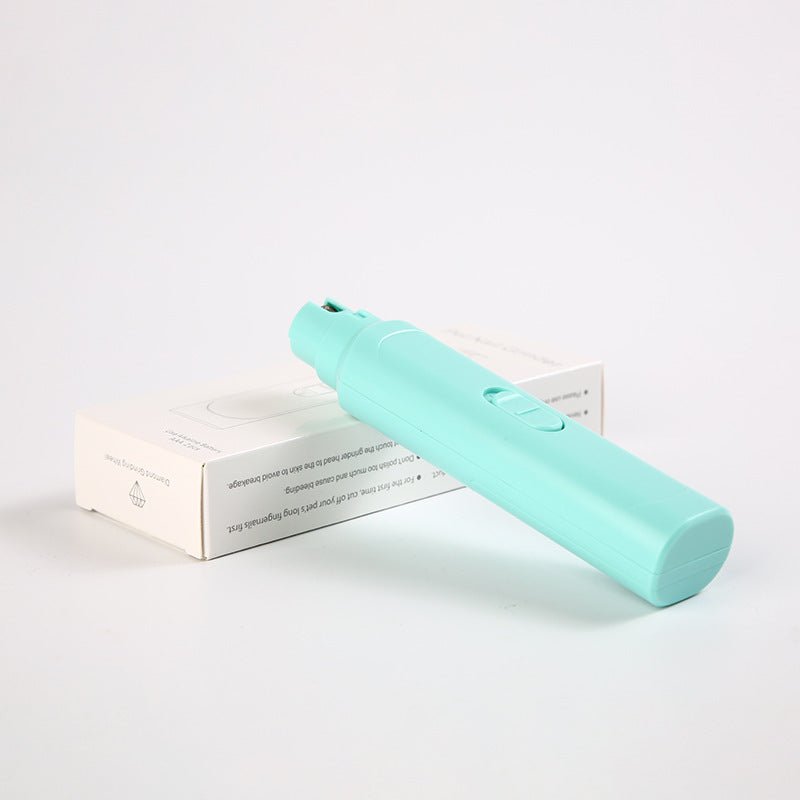 Dog and Cat Nail Trimmer: Battery - Powered Nail Grinder for Pet Grooming, Large and Small Dogs - FURRY WHOOF