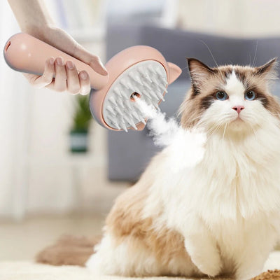 Slicker Brush for Dogs & Cats - Multifunctional Rechargeable Pet Grooming Brush with Mist - FURRY WHOOF
